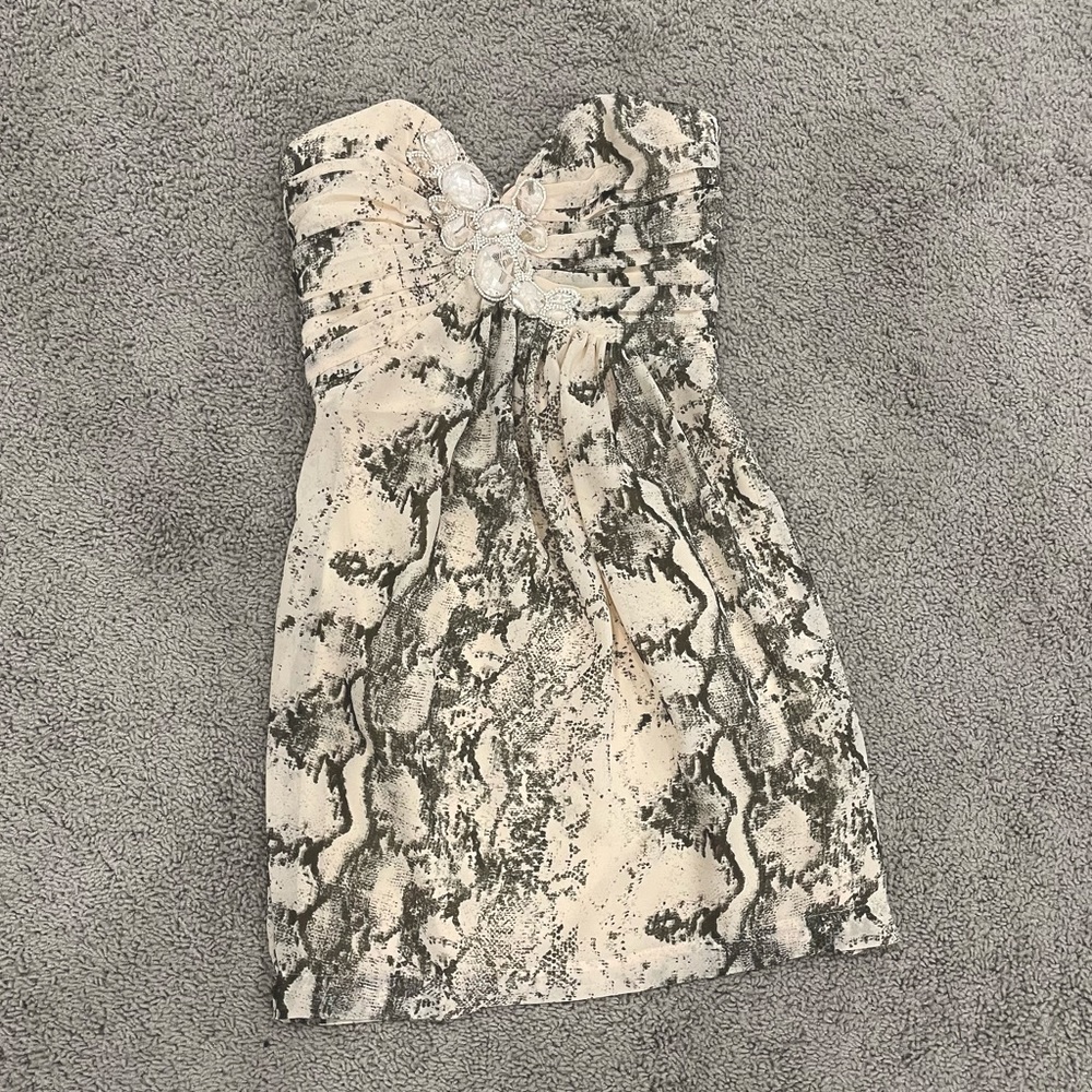NWT- H&M snakeskin print dress